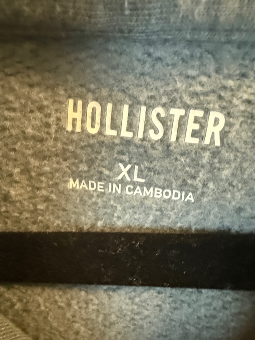 NEW!! Hollister Nashville Hoodie in Slate Blue size XL - Picture 6 of 7